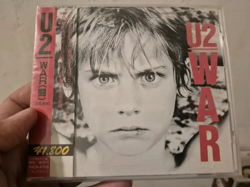 CD U2 War Edición Japonesa