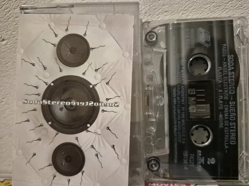 Cassette Soda Stereo Sueño Stereo original