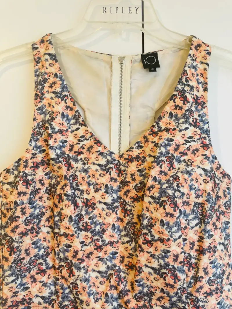 Vestido floral sin mangas iO - 2