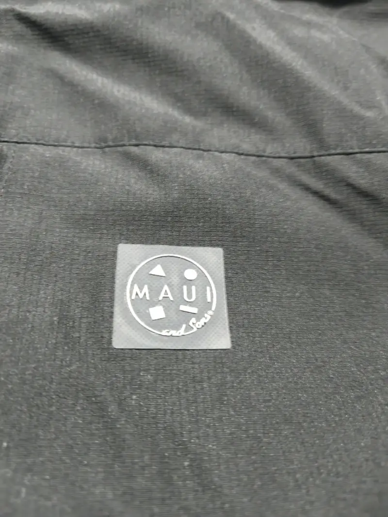 Cortaviento Negro Maui And Sons Impermeable - 2