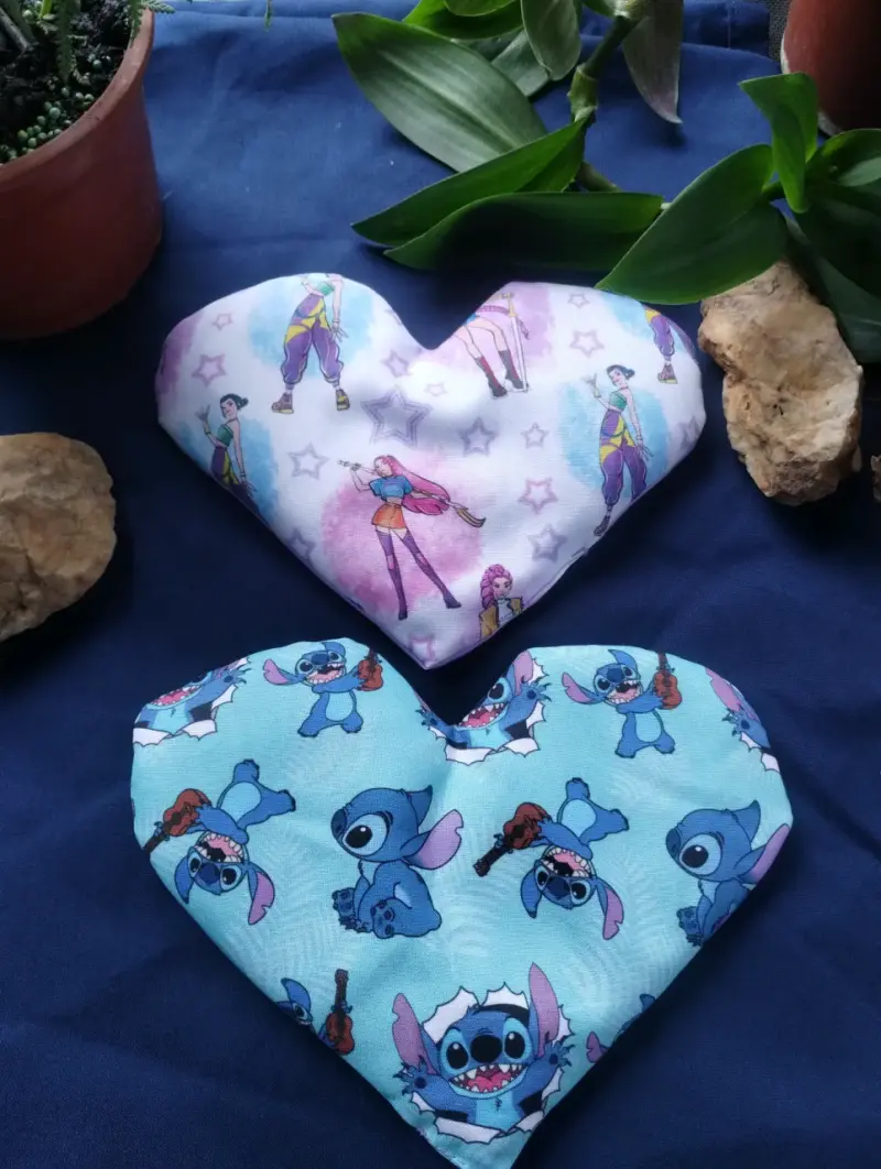 Cojines térmicos de semillas con diseño floral y personajes - 5