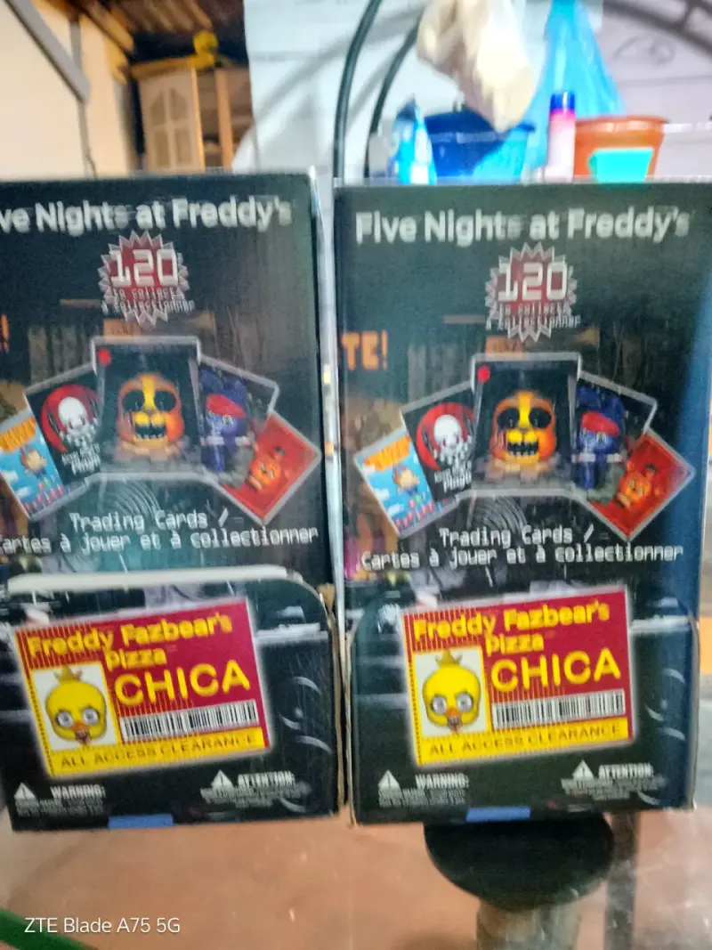 Cartas coleccionables Five Nights at Freddy's