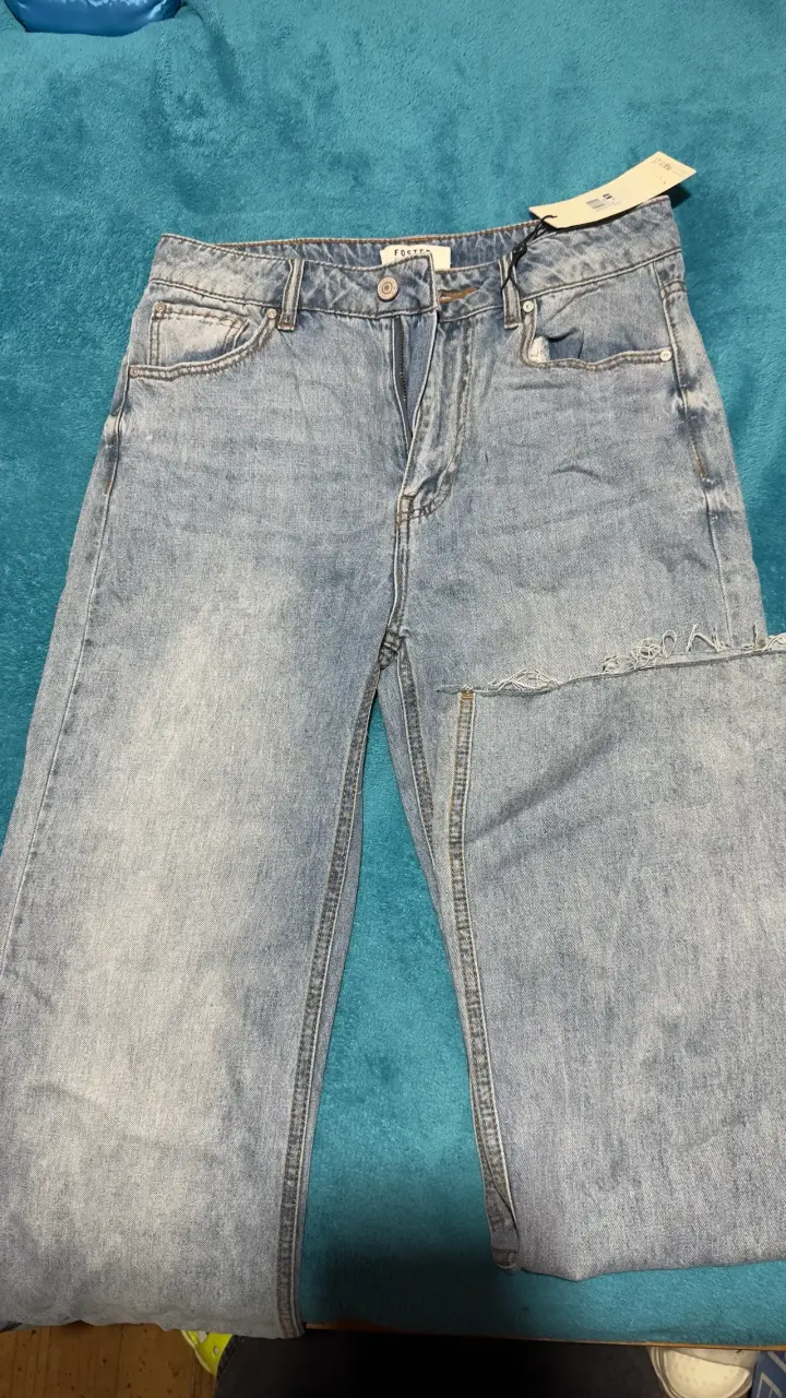 Jeans Foster recto azul claro - 1