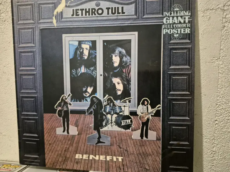 Vinilo Jethro Tull Benefit con póster original