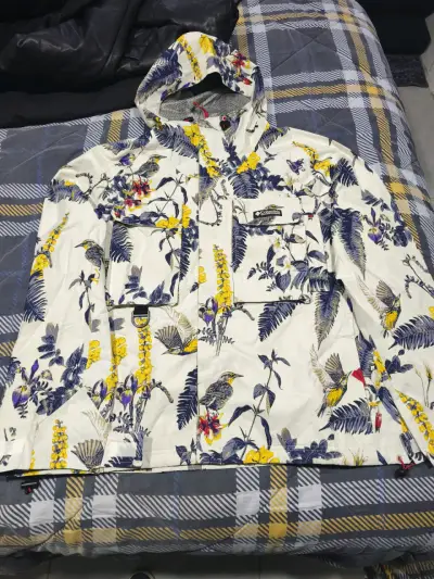 Chaqueta impermeable floral Columbia para hombre - miniatura 1
