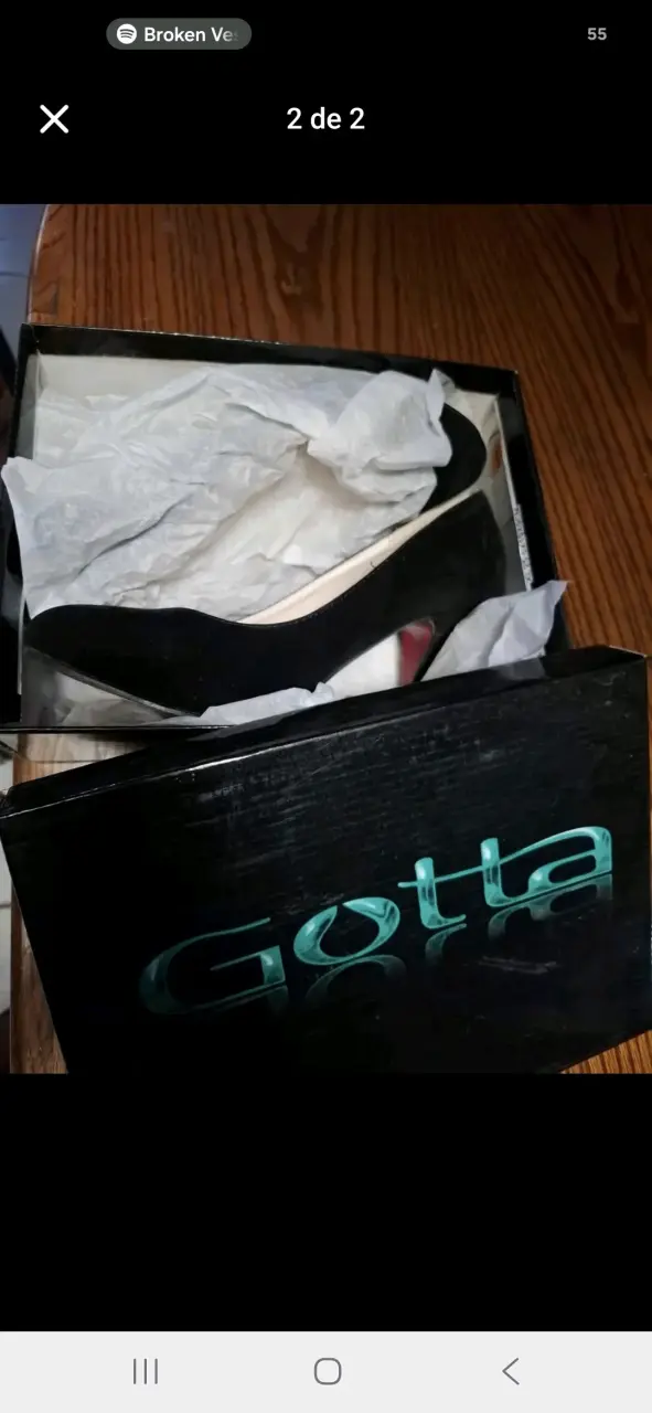 Zapatos de tacón alto negros para mujer - 2