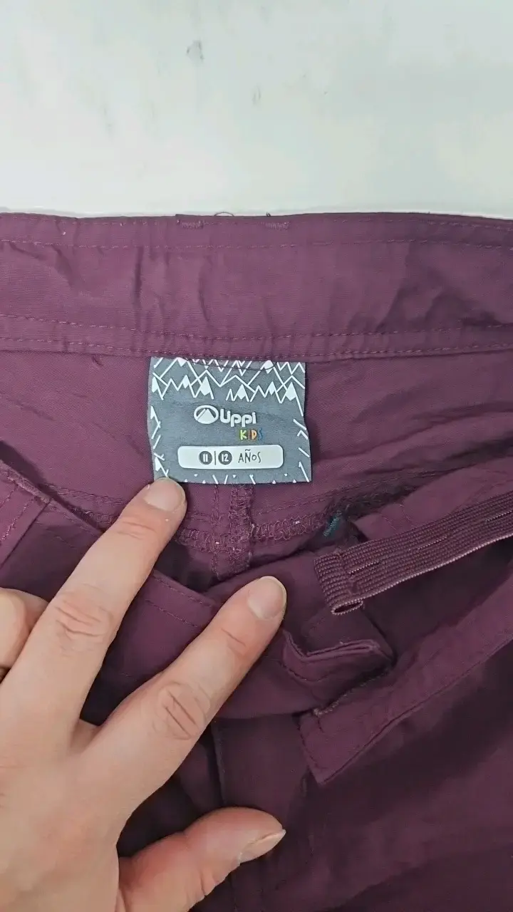Pantalones cargo morados para niñas Lippi - 2