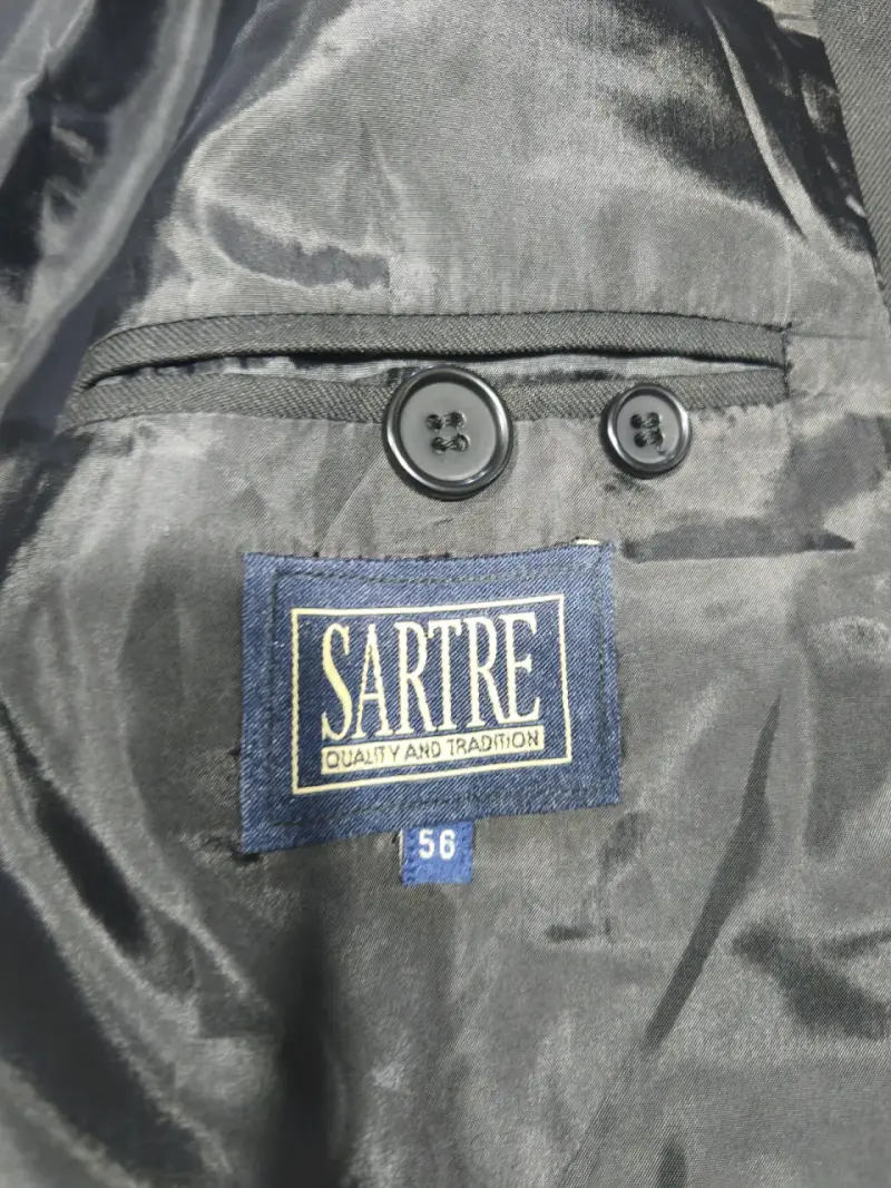 Blazer negro Sartre para hombre talla 56 - 2