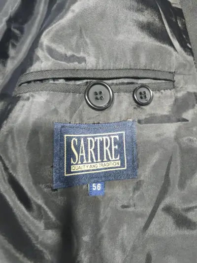 Blazer negro Sartre para hombre talla 56 - miniatura 2
