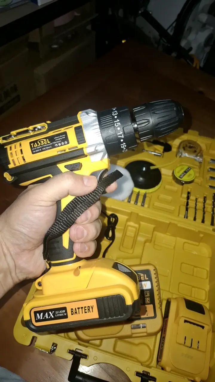 Taladro Inalámbrico Tasbel con Accesorios - 2