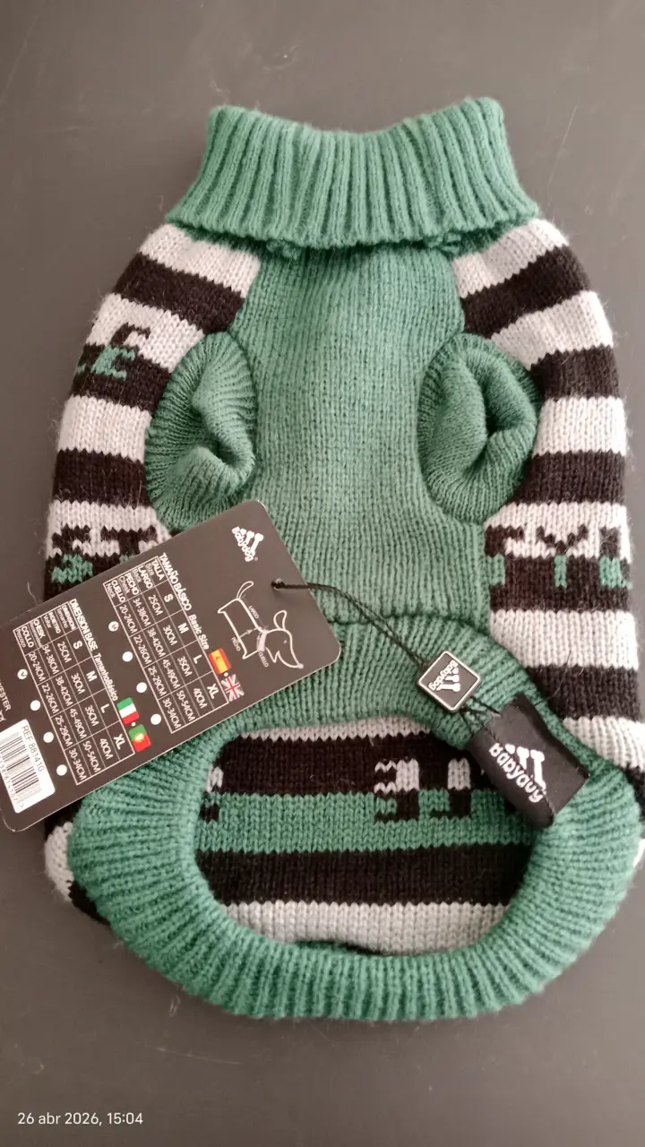 Suéter para perro a rayas estilo casual - 2
