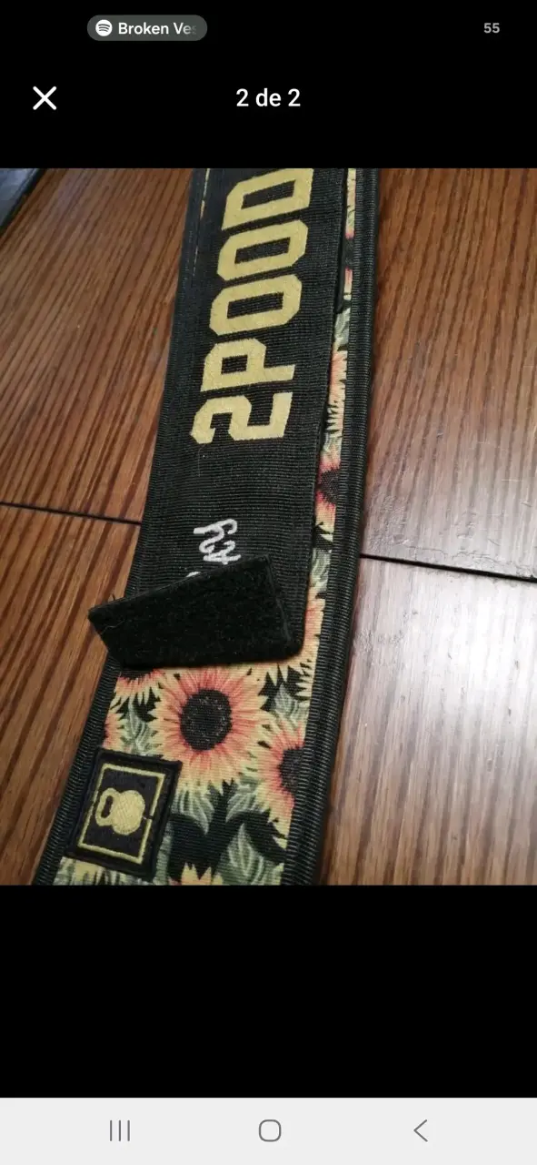 Cinturon levantamiento con diseño floral - 1