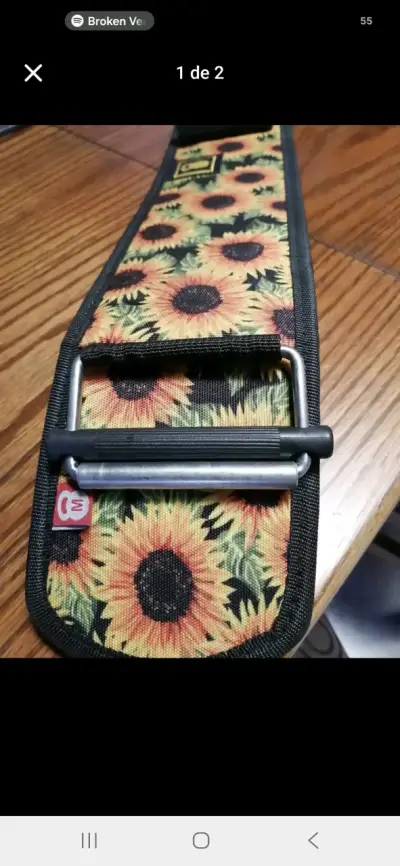 Cinturon levantamiento con diseño floral - miniatura 2