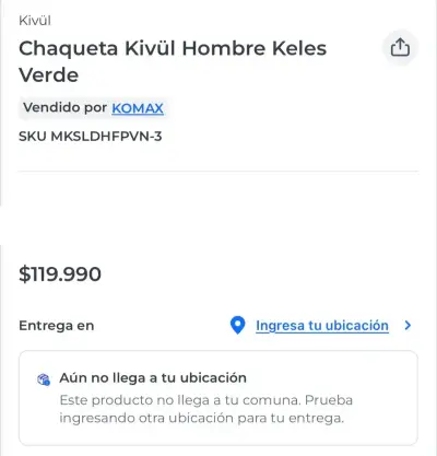 Chaqueta Kivül hombre Keles. - miniatura 6