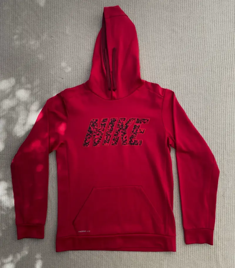Polerón con capucha Nike rojo para hombre - 1