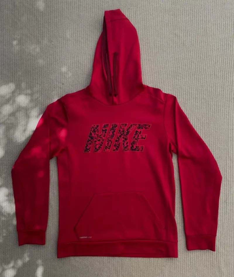 Polerón con capucha Nike rojo para hombre - 2