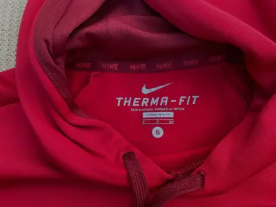 Polerón con capucha Nike rojo para hombre - miniatura 5