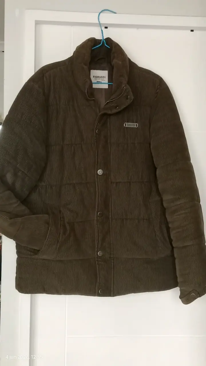 Chaqueta de pana marrón Fiorucci talla S - 1