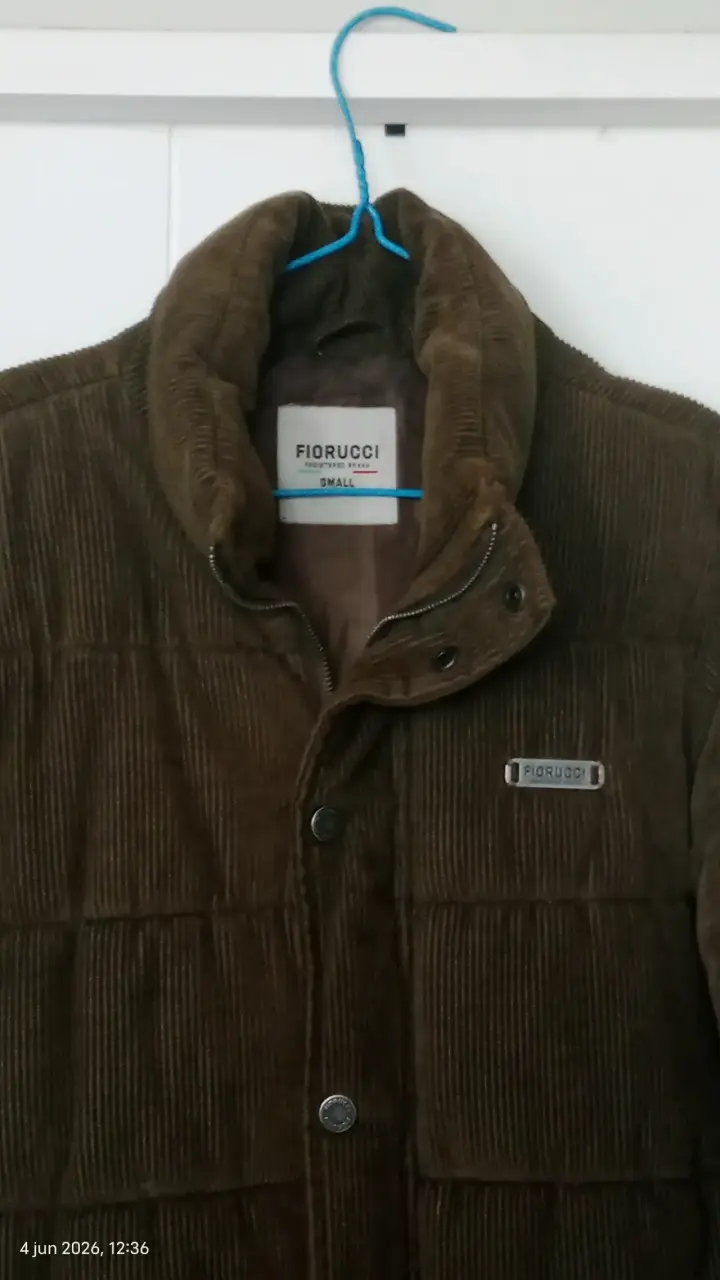 Chaqueta de pana marrón Fiorucci talla S - 3
