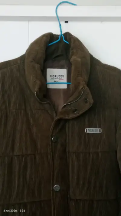 Chaqueta de pana marrón Fiorucci talla S - miniatura 3