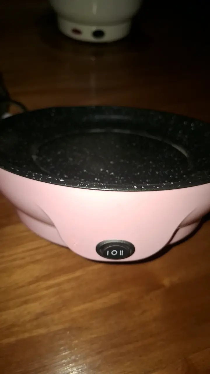 sarten electrico rosa 22 cm - 1