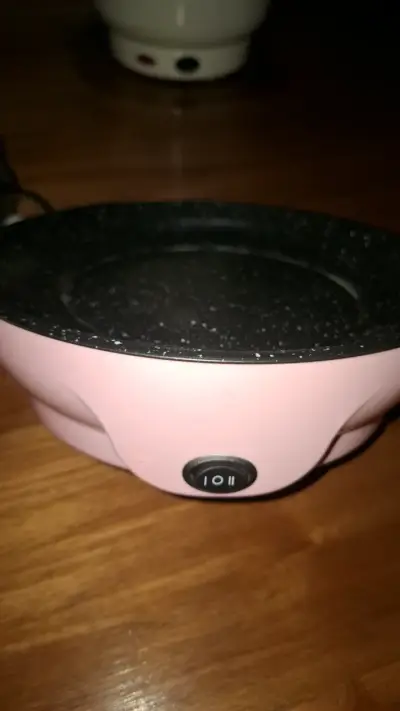 sarten electrico rosa 22 cm - miniatura 1