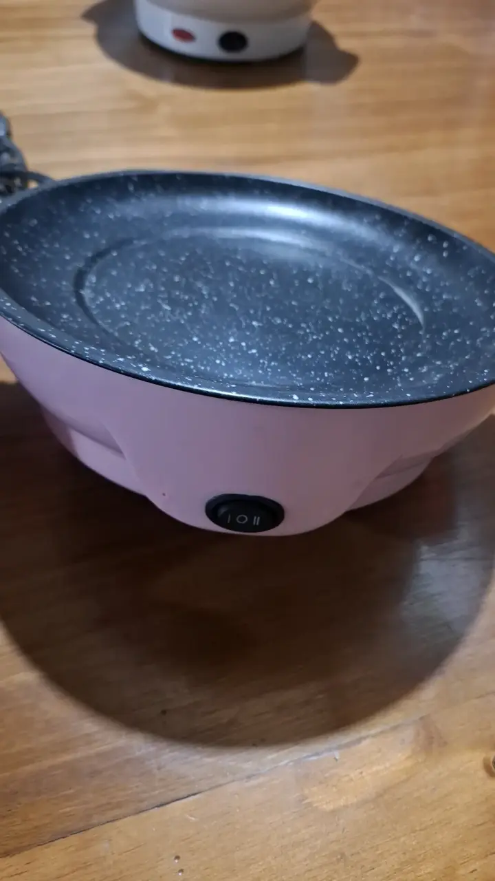 sarten electrico rosa 22 cm - 2