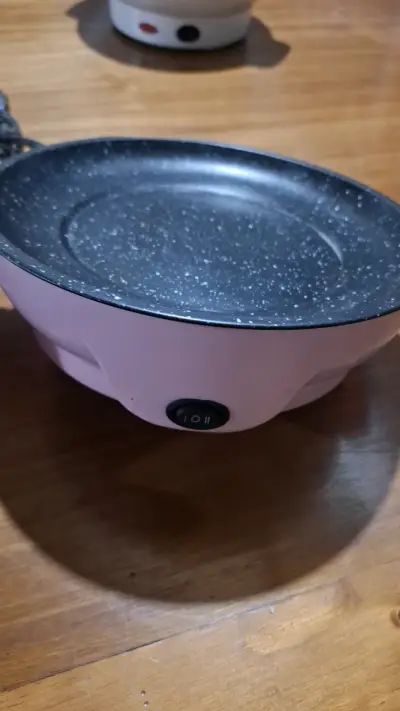 sarten electrico rosa 22 cm - miniatura 2