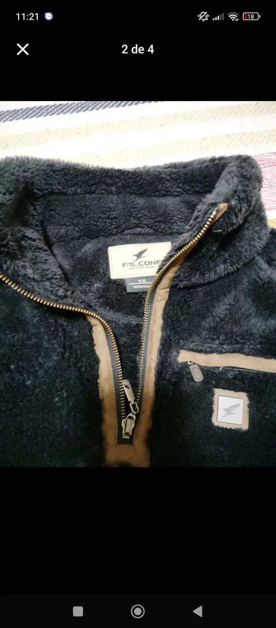Polar negro con detalles beige Falcone - 2