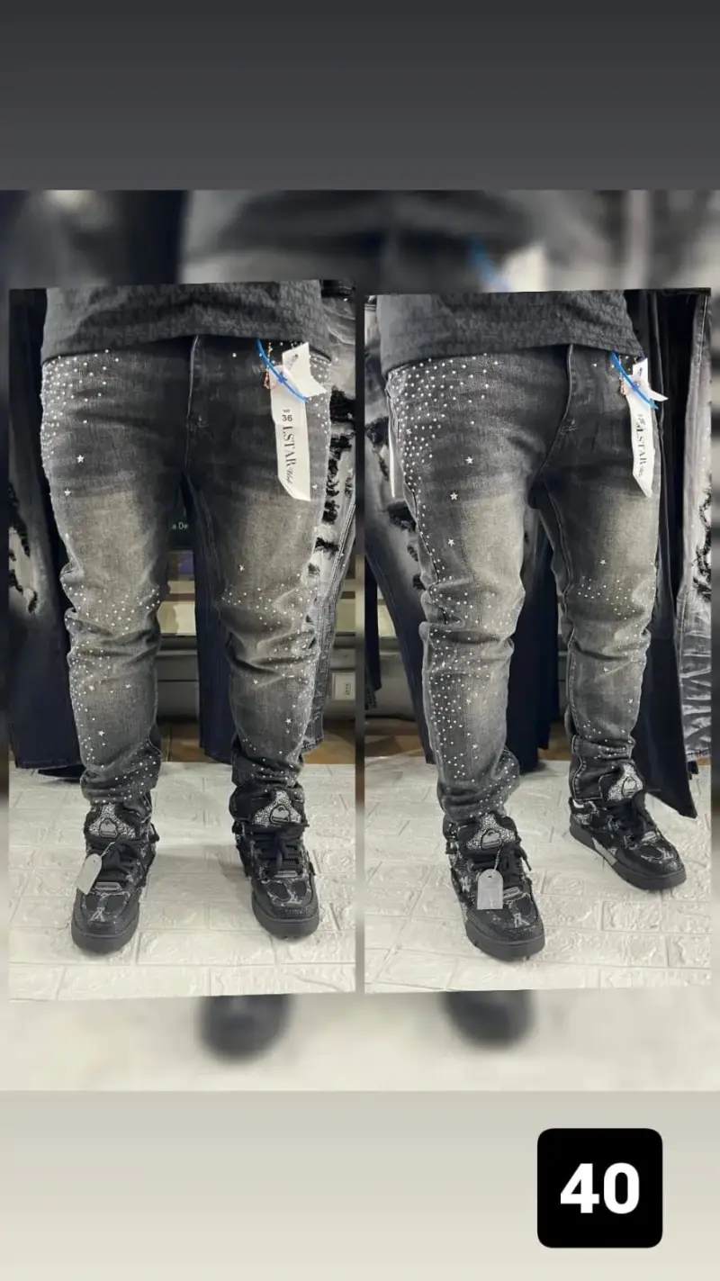 Jeans gris Varon
