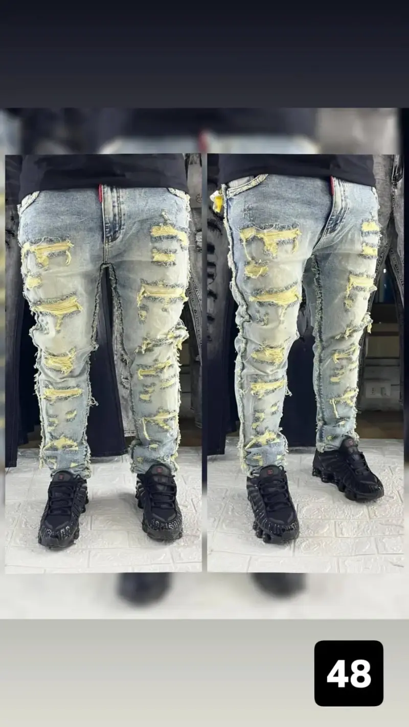 Jeans rasgados Varón