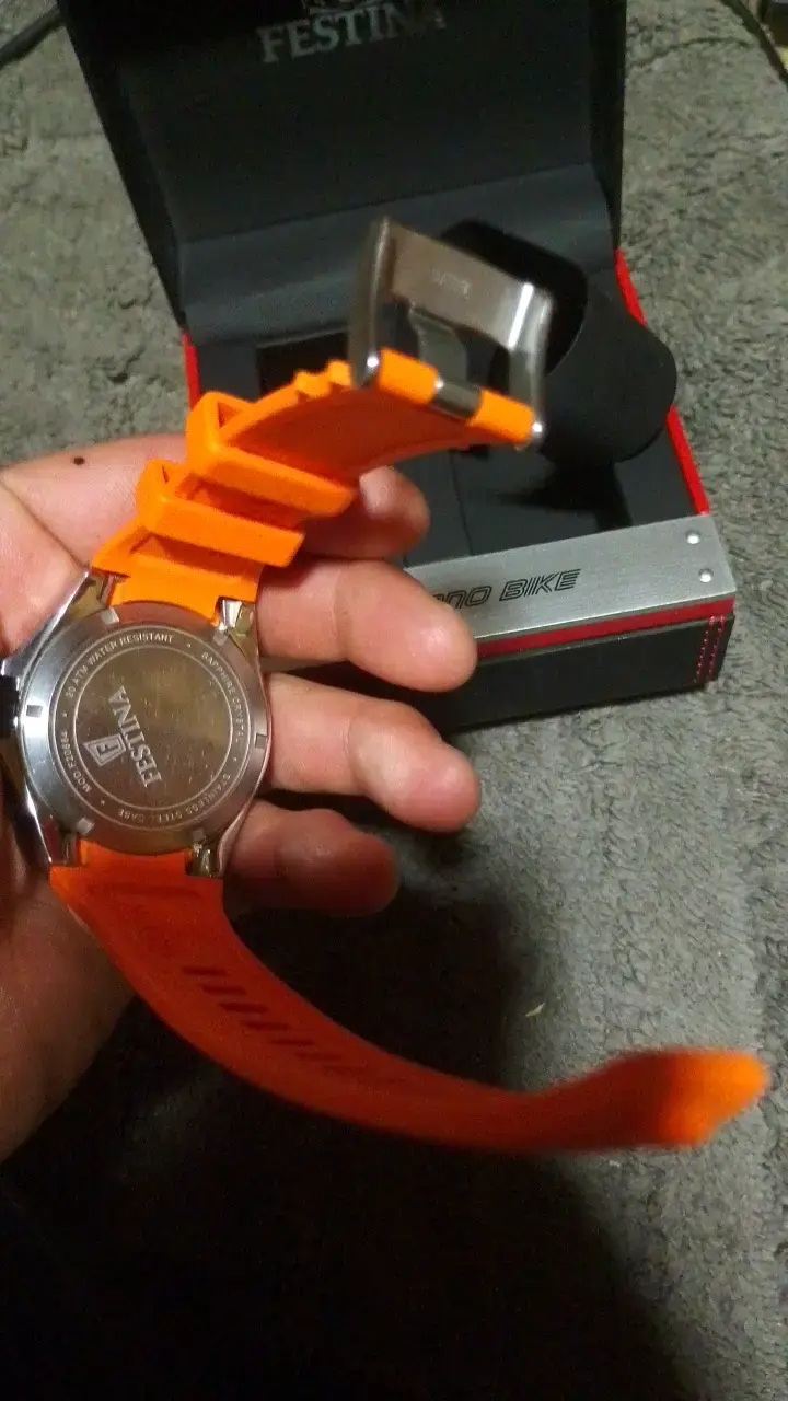 Reloj Festina Chrono Bike Naranja con Garantía - 5