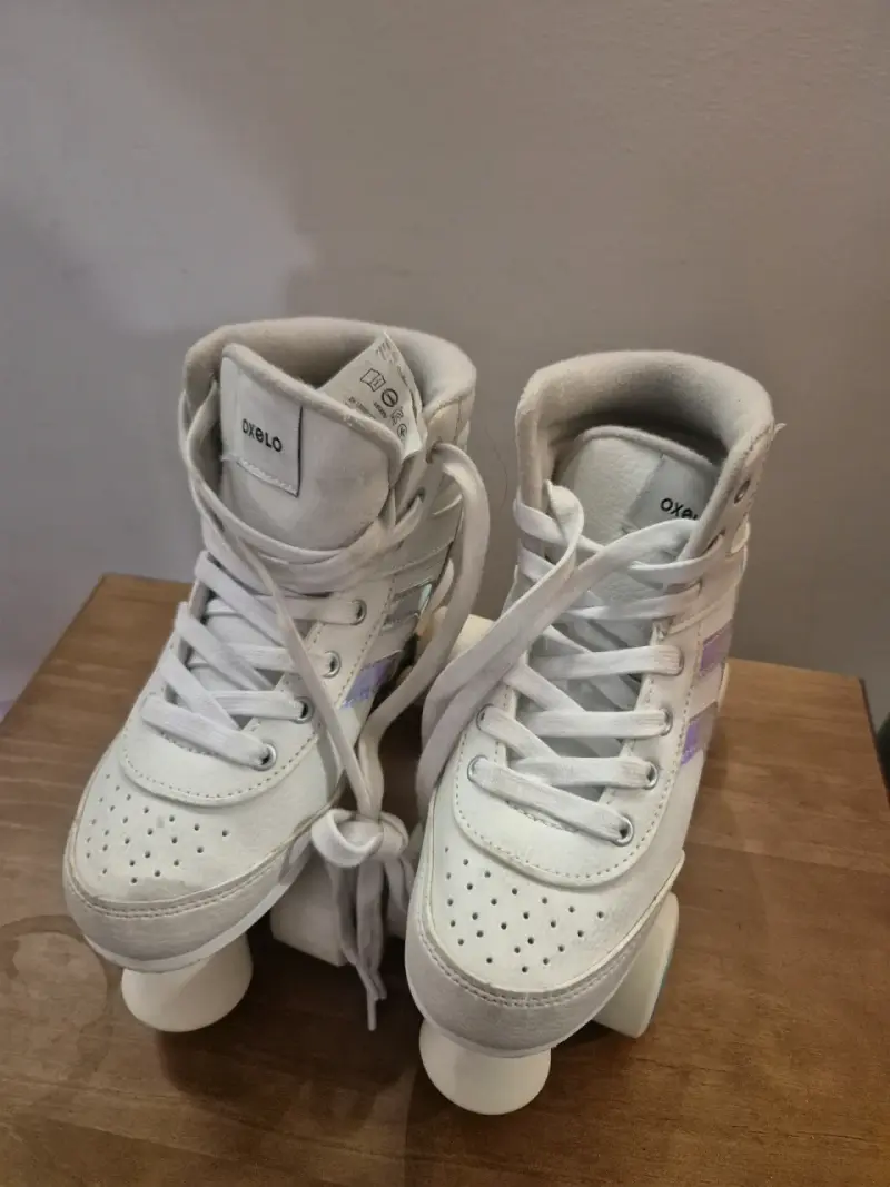 Patines de Cuatro Ruedas Blancos Oxelo