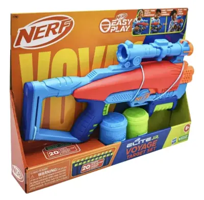 Set de Tiro Nerf Elite Jr. Voyage con Dardos - miniatura 1