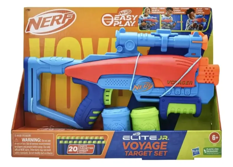 Set de Tiro Nerf Elite Jr. Voyage con Dardos - 3