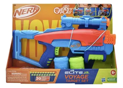 Set de Tiro Nerf Elite Jr. Voyage con Dardos - miniatura 3
