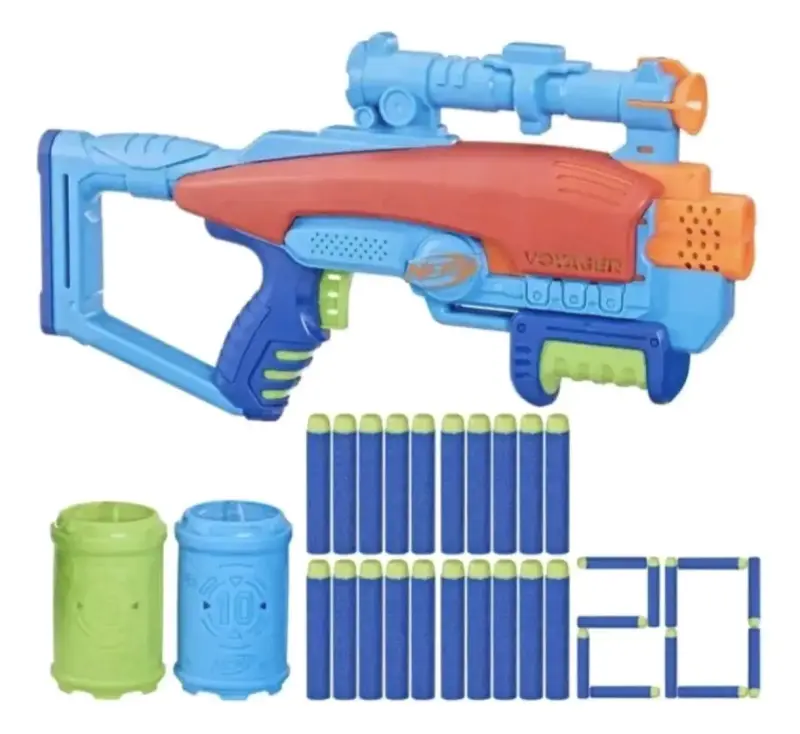 Set de Tiro Nerf Elite Jr. Voyage con Dardos - 4