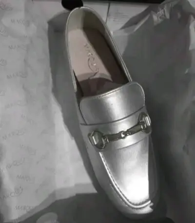 Mocasines plateados Marquis - miniatura 1