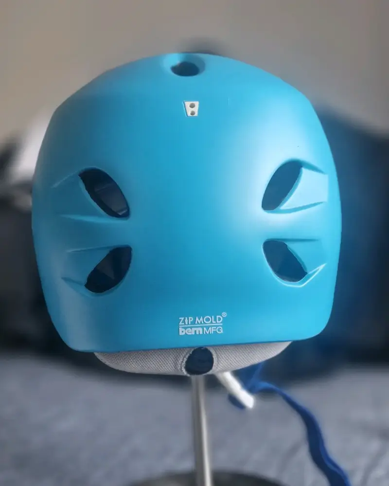 Casco de bicicleta azul Bern - 3