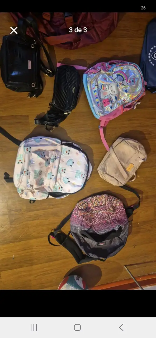 Variedad de bolsos