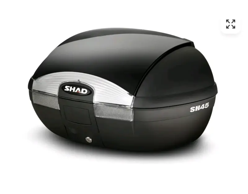 Baúl trasero para moto Shad SH45 negro - 2
