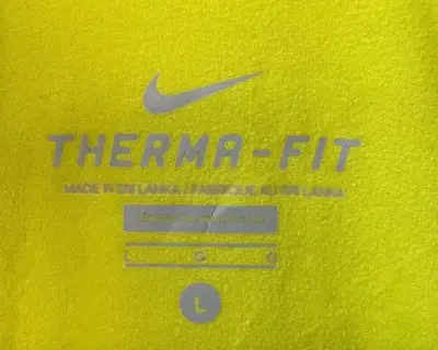 Polerón Nike Therma-Fit amarillo para hombre - miniatura 3