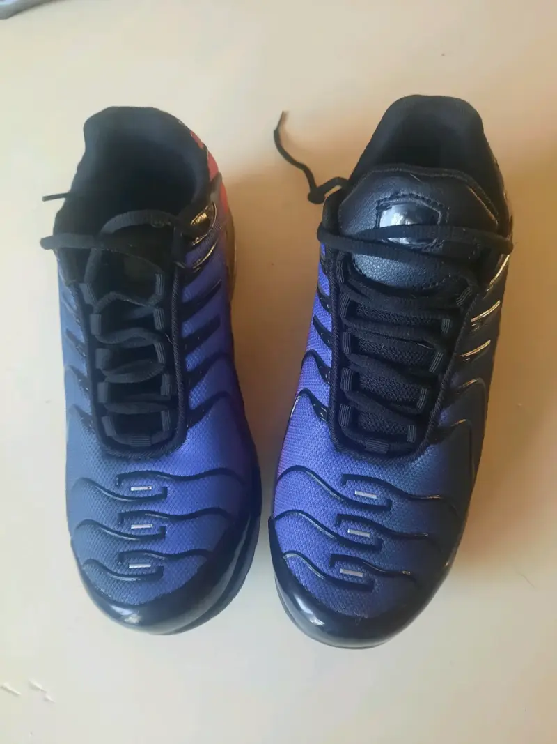 Zapatillas deportivas unisex azul y negro talla 42 - 4