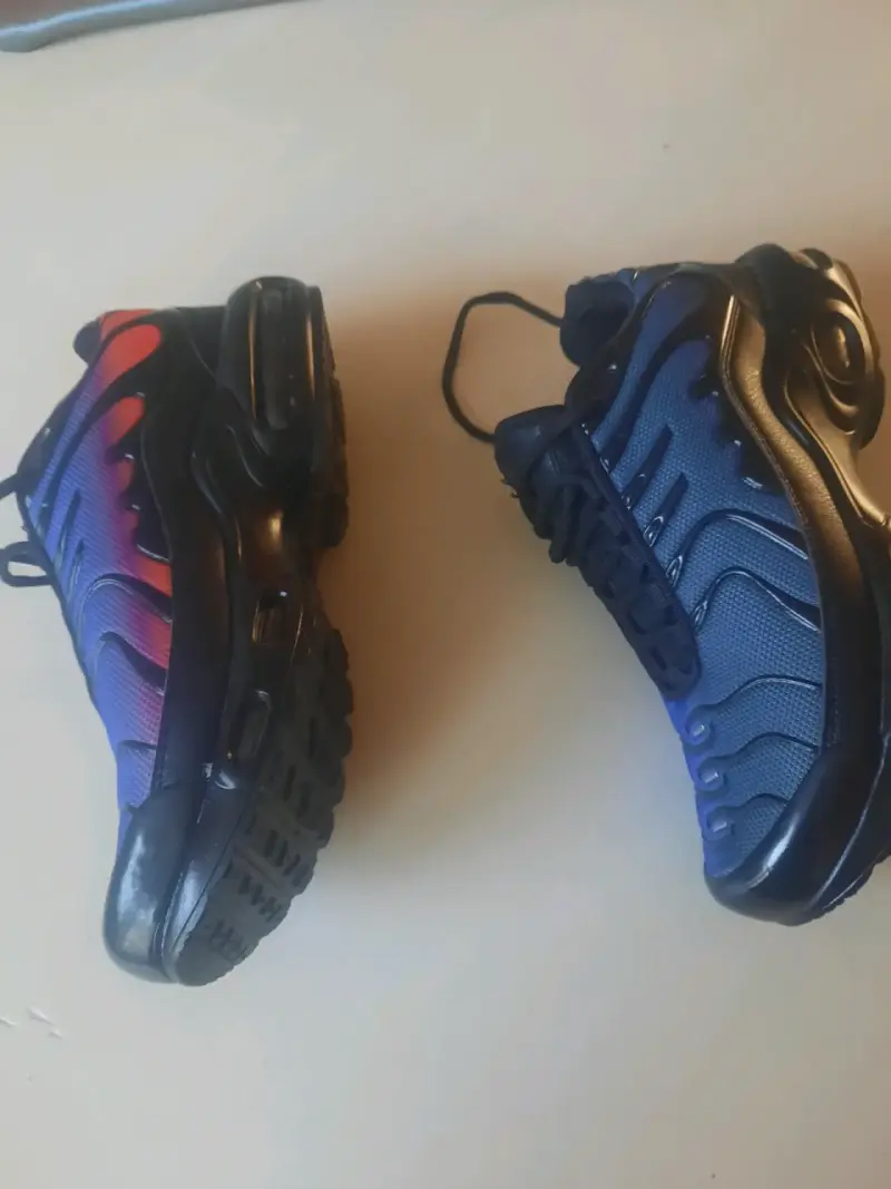Zapatillas deportivas unisex azul y negro talla 42 - 5