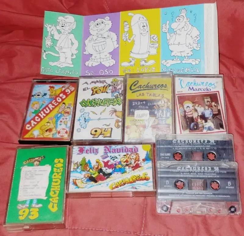 Colección de Cassettes Cachureos Vintage