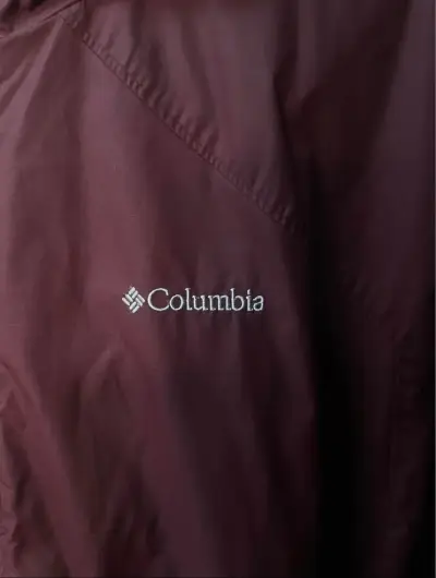 Chaqueta impermeable Columbia burdeos para mujer - miniatura 4