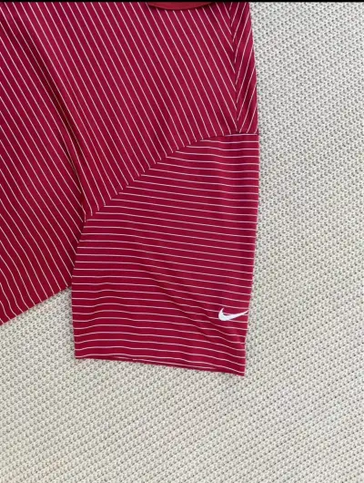 Polera Polo Nike Golf Roja a Rayas - miniatura 2