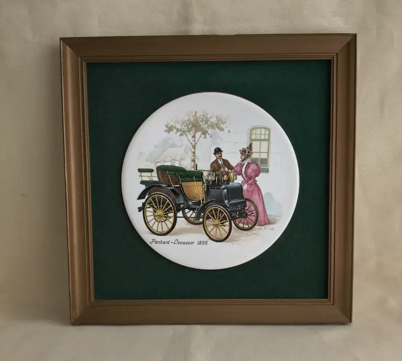 Cuadros Decorativos Vintage Con Azulejos de Autos - 3