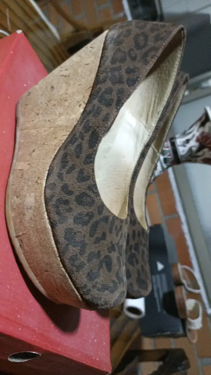 Botines de gamuza azul con plataforma - 2