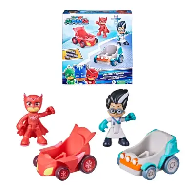 Set de Figuras PJ Masks Owlette y Romeo - miniatura 4